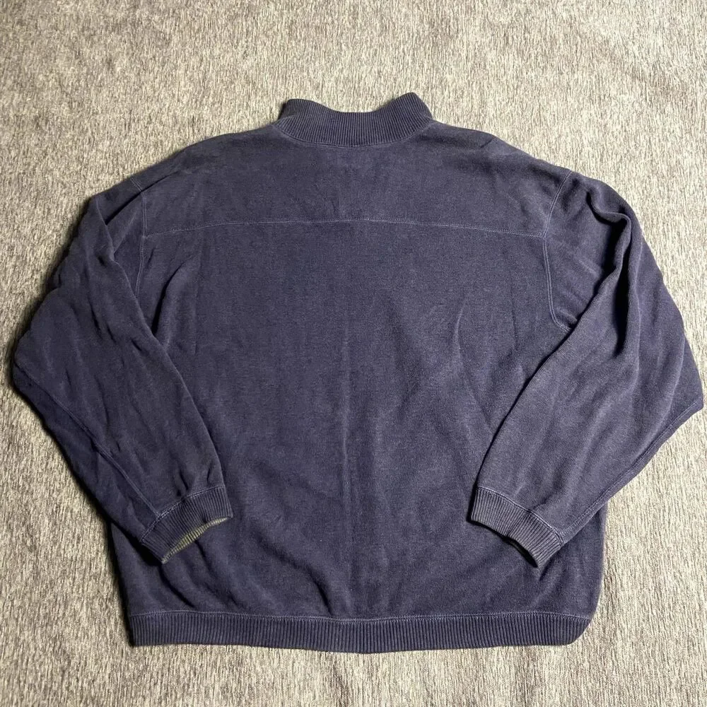 Tommy Bahamas Blue Quarterzip